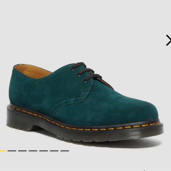 Dr. Martens Other - DR MARTENS 1461 Green Suede Oxford Shoes